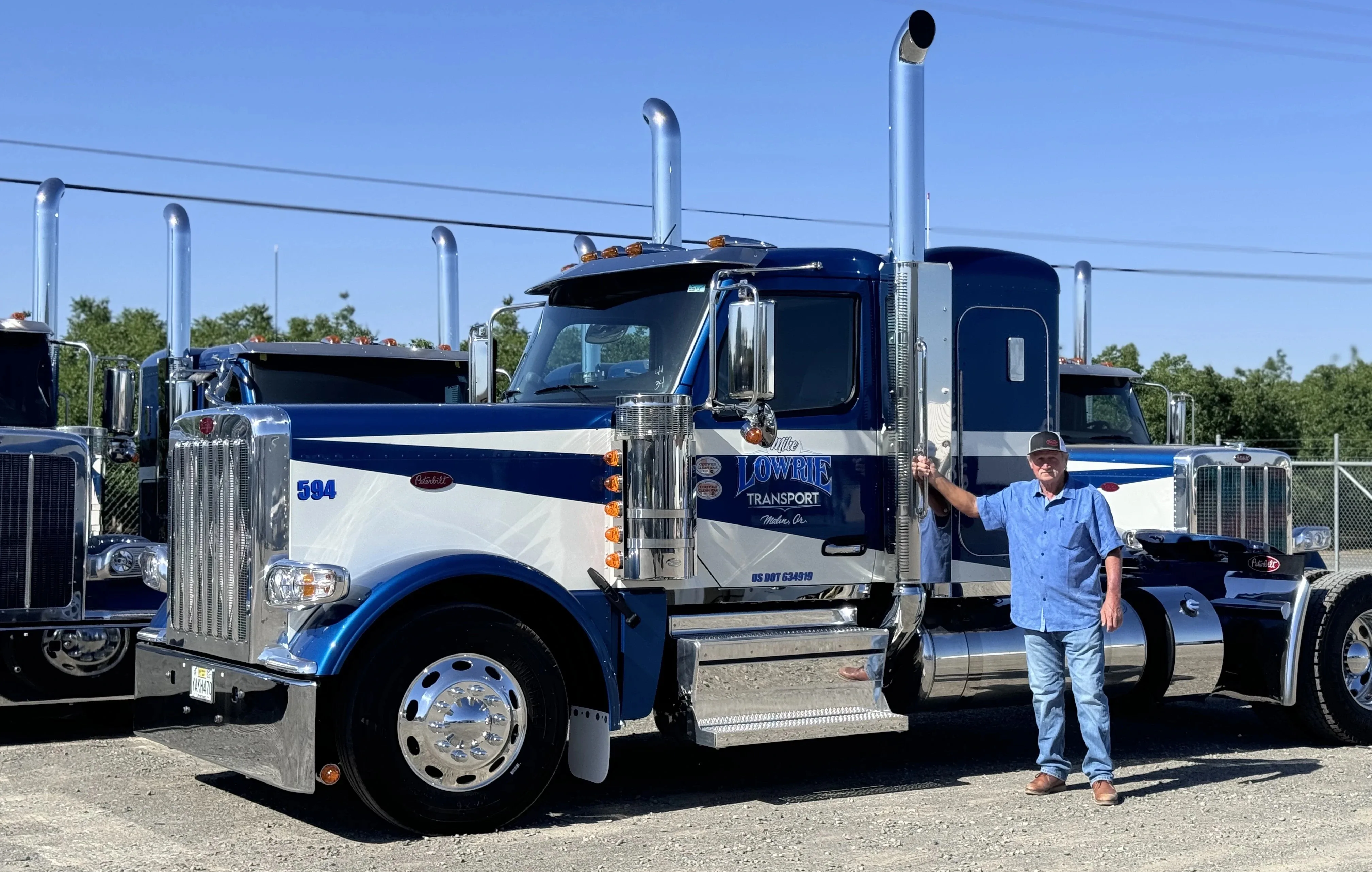 Mike Lowrie et son Peterbilt mod&egrave;le 589