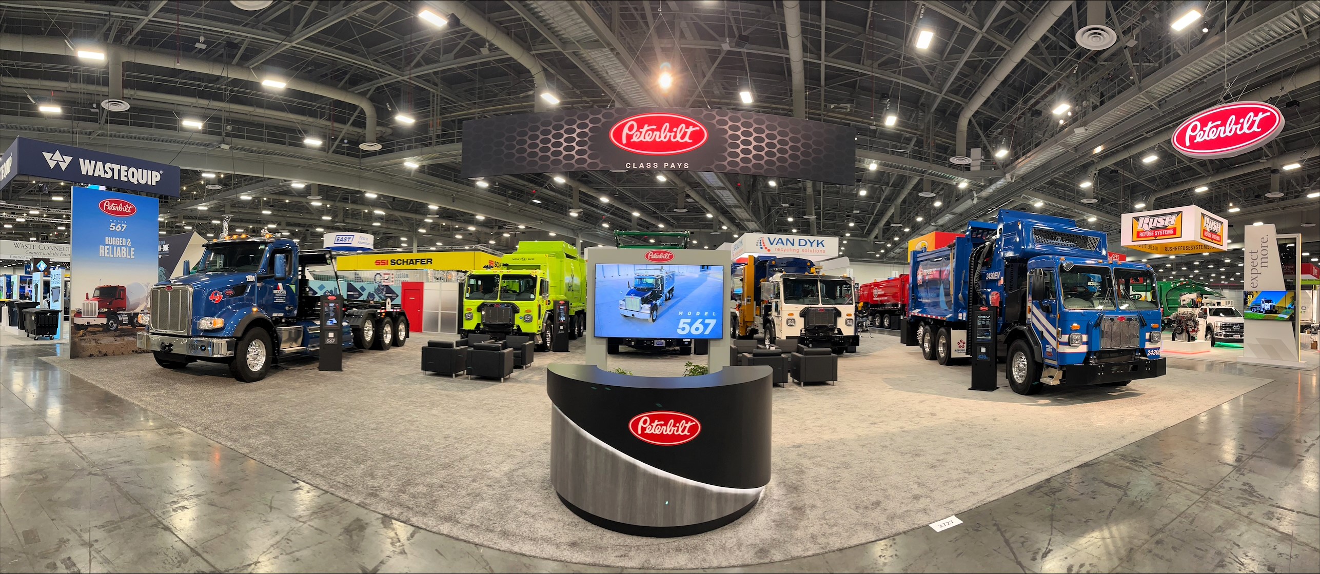 Peterbilt Exhibits Extensive Refuse Lineup at Waste Expo - Hero image