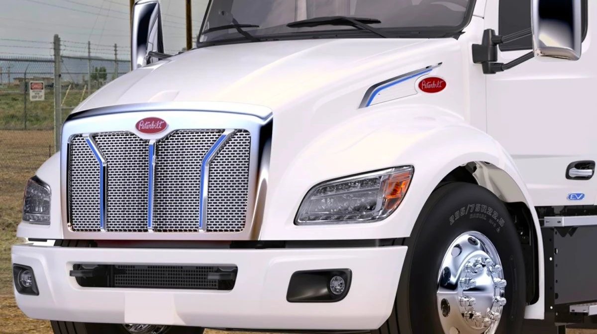 Peterbilt Model 548EV Electric Medium Duty truck