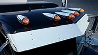 Peterbilt Model 389X Five amber-colored roof lights - Thumbnail