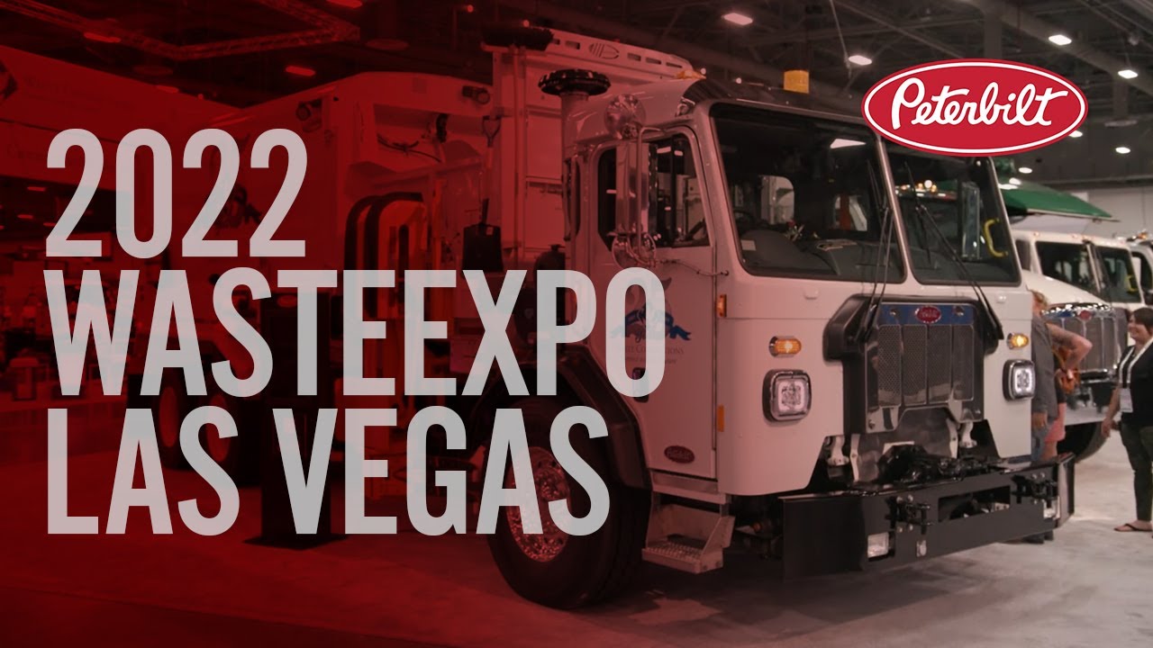 Peterbilt Trucks at the 2022 WasteExpo