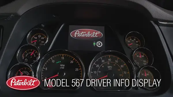 Model 567 Driver Info Display
